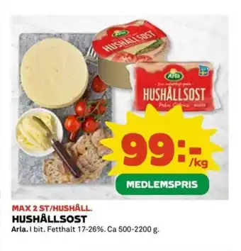 Coop Hushållsost erbjuda