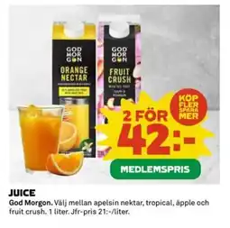 Coop Juice erbjuda