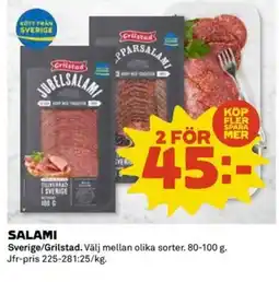 Coop Salami erbjuda