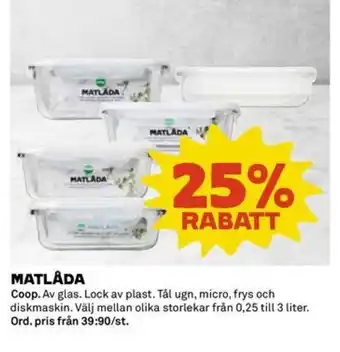 Coop Matlåda erbjuda