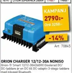 SeaSea Orion charger 12/12-30a noniso erbjuda