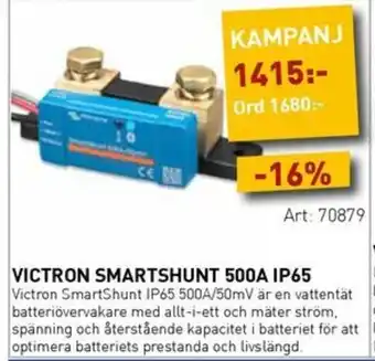 SeaSea Victron smartshunt 500a ip65 erbjuda