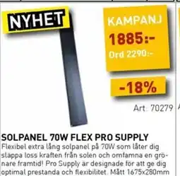 SeaSea Solpanel 70w flex pro supply erbjuda