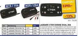 SeaSea Laddare ctek d250se dual 20a erbjuda