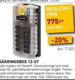 SeaSea Säkringsbox 12-st erbjuda