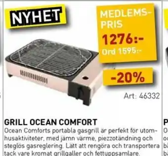 SeaSea Grill ocean comfort erbjuda