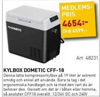 SeaSea Kylbox dometic cff-18 erbjuda