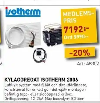 SeaSea Kylaggregat isotherm 2006 erbjuda