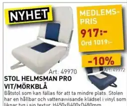 SeaSea Stol helmsman pro vit/mörkblå erbjuda