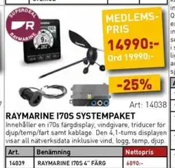 SeaSea Raymarine 170s systempaket erbjuda