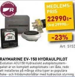 SeaSea Raymarine ev-150 hydraulpilot erbjuda