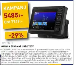 SeaSea Garmin echomap uhd2 72cv erbjuda