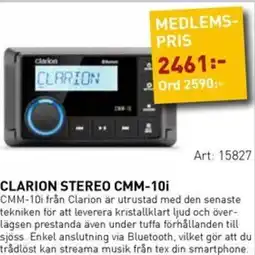 SeaSea Clarion stereo cmm-10i erbjuda