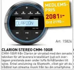 SeaSea Clarion stereo cmm-10gr erbjuda