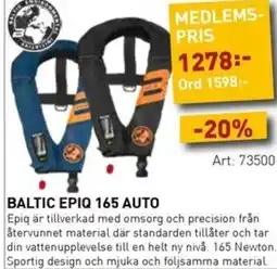 SeaSea Baltic epiq 165 auto erbjuda