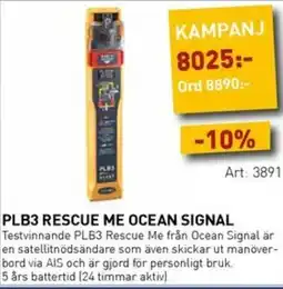 SeaSea Plb3 rescue me ocean signal erbjuda