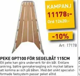 SeaSea Peke GPT100 For Segelbat erbjuda