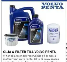 SeaSea Olja & filter till volvo penta erbjuda