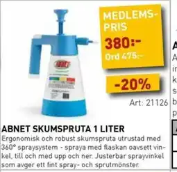 SeaSea Abnet skumspruta 1 liter erbjuda