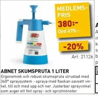 SeaSea Abnet skumspruta 1 liter erbjuda