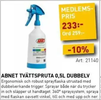 SeaSea Abnet tvättspruta 0,5l dubbelv erbjuda