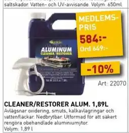 SeaSea Cleaner/restorer alum. erbjuda