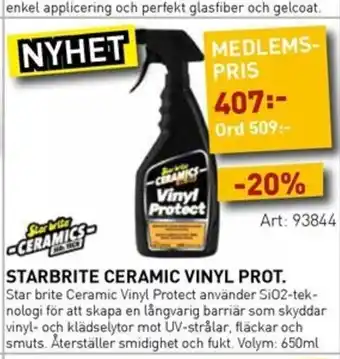 SeaSea Starbrite ceramic vinyl prot. erbjuda