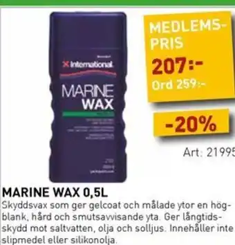 SeaSea Marine wax erbjuda