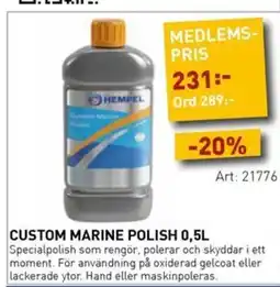 SeaSea Custom marine polish erbjuda