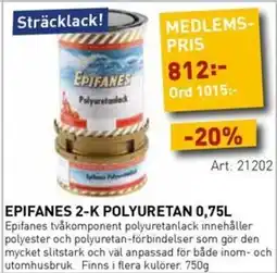 SeaSea Epifanes 2-k polyuretan erbjuda