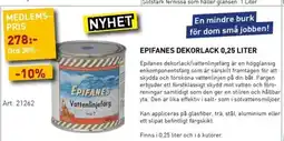 SeaSea Epifanes dekorlack 0,25 liter erbjuda