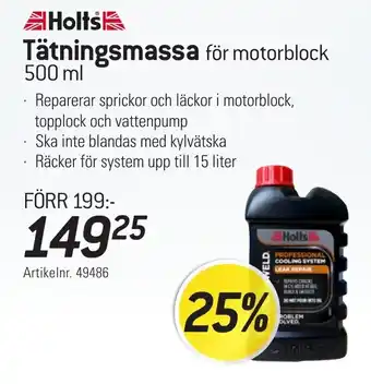 thansen Tätningsmassa för motorblock erbjuda