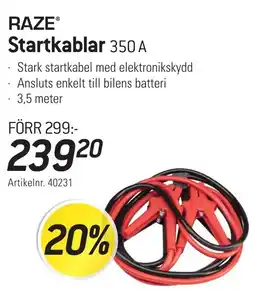 thansen RAZEⓇ® Startkablar 350 A erbjuda