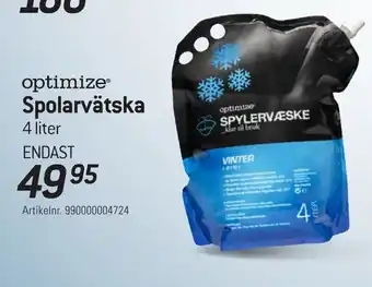 thansen optimize Spolarvätska erbjuda