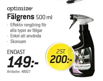 thansen Optimize fälgrens erbjuda