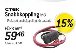 thansen CTEK Snabbkoppling M8 erbjuda