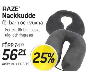 thansen RAZE® Nackkudde erbjuda