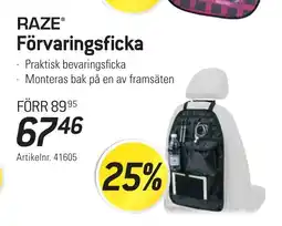 thansen RAZE® Förvaringsficka erbjuda