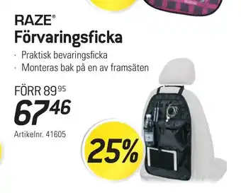 thansen RAZE® Förvaringsficka erbjuda