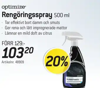 thansen Optimize® rengöringsspray erbjuda