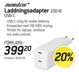 thansen USB-C Laddningsadapter 100 W erbjuda