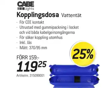 thansen CABE Lights Kopplingsdosa Vattentät erbjuda