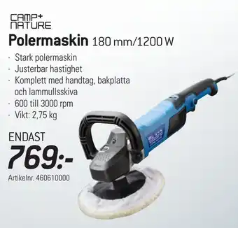 thansen Polermaskin 180 mm/1200 W erbjuda