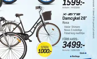 thansen Damcykel 28" erbjuda