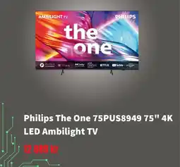 CDON Philips The One 75PUS8949 75" 4K erbjuda