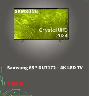 CDON Samsung 65" DU7172 – 4K LED TV erbjuda