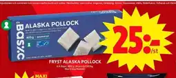 ICA Maxi Fryst alaska pollock erbjuda