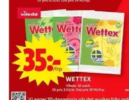 ICA Maxi Wettex erbjuda