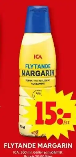 ICA Maxi Flytande margarin erbjuda