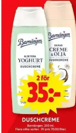 ICA Maxi Duschcreme erbjuda